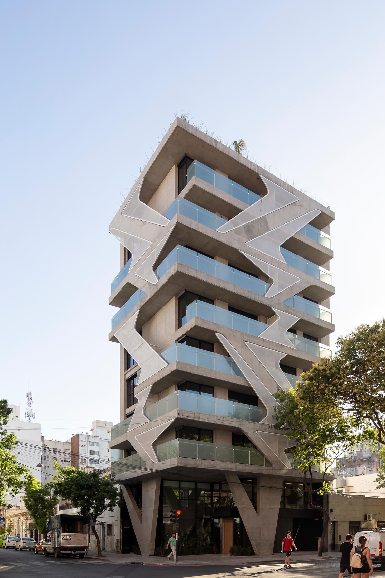 Edificio Organic — detalle de obra